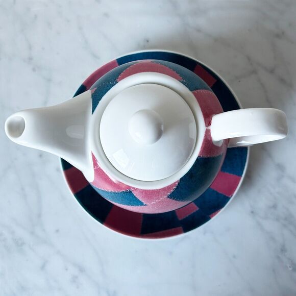 Louise Bourgeios Tea For One Set Bone China Teapot Cup Saucer Third Drawer Down - Picture 6 of 14